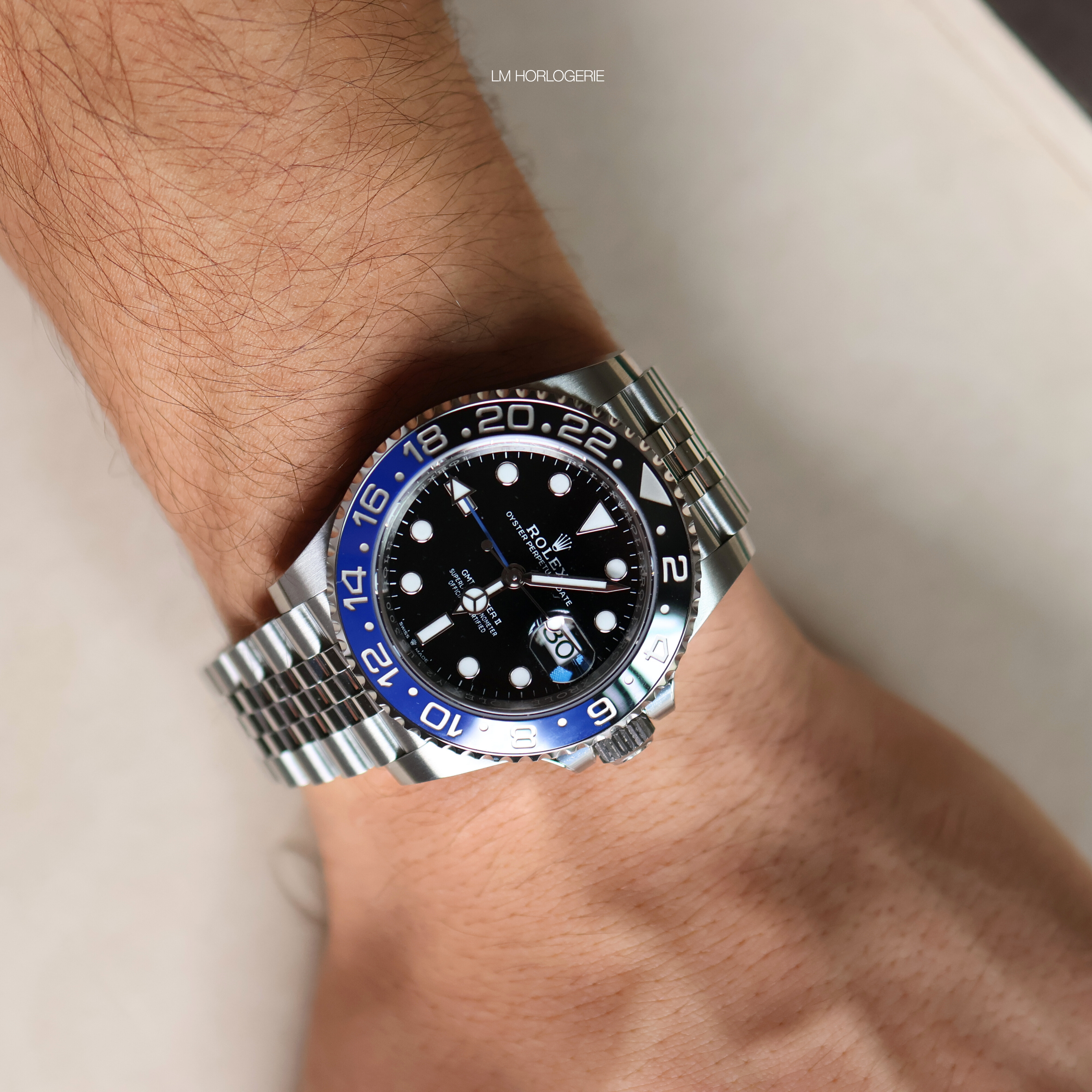 Rolex GMT-Master II Batman Jubilée 126710BLNR