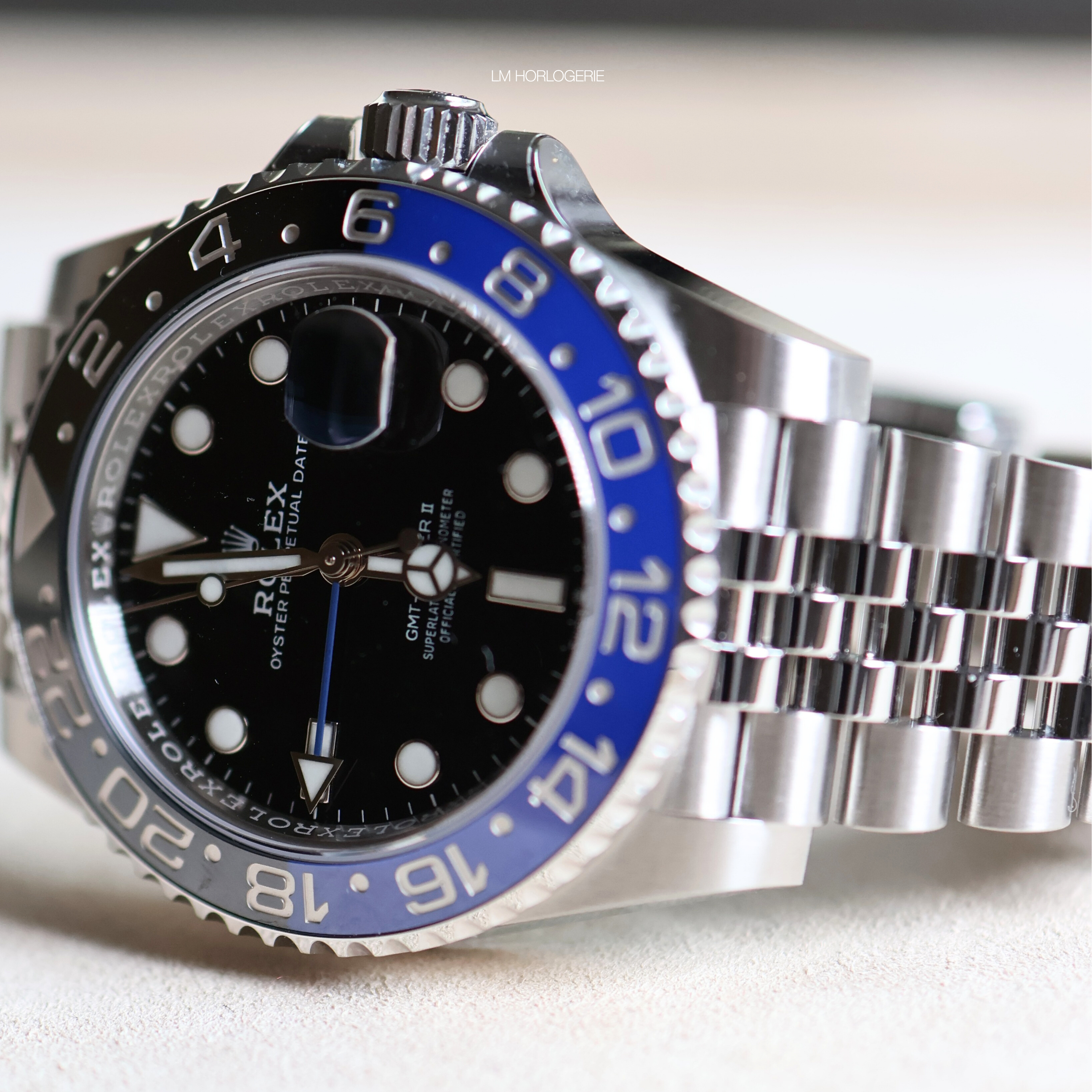 Rolex GMT-Master II Batman Jubilée 126710BLNR