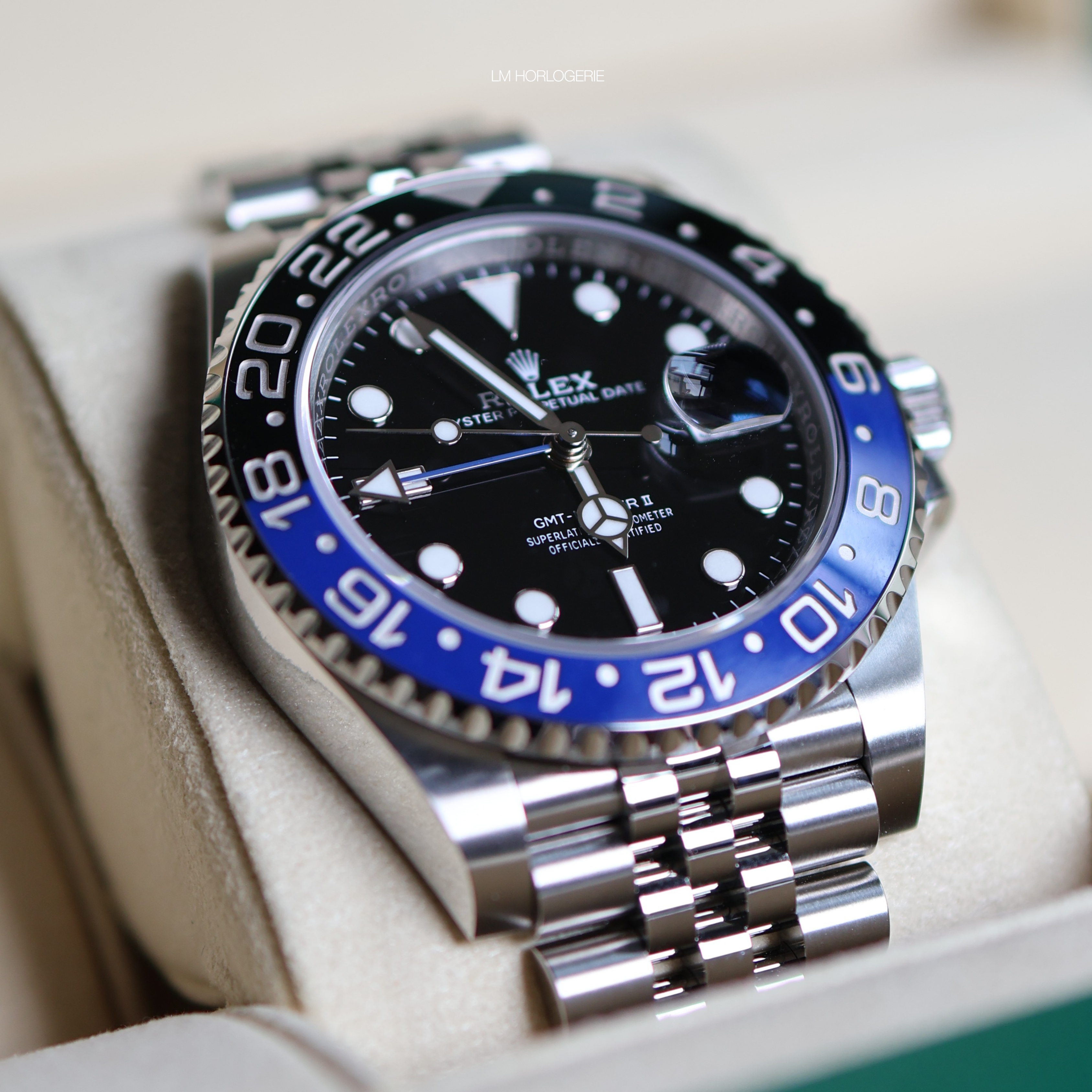Rolex GMT-Master II Batman Jubilée 126710BLNR