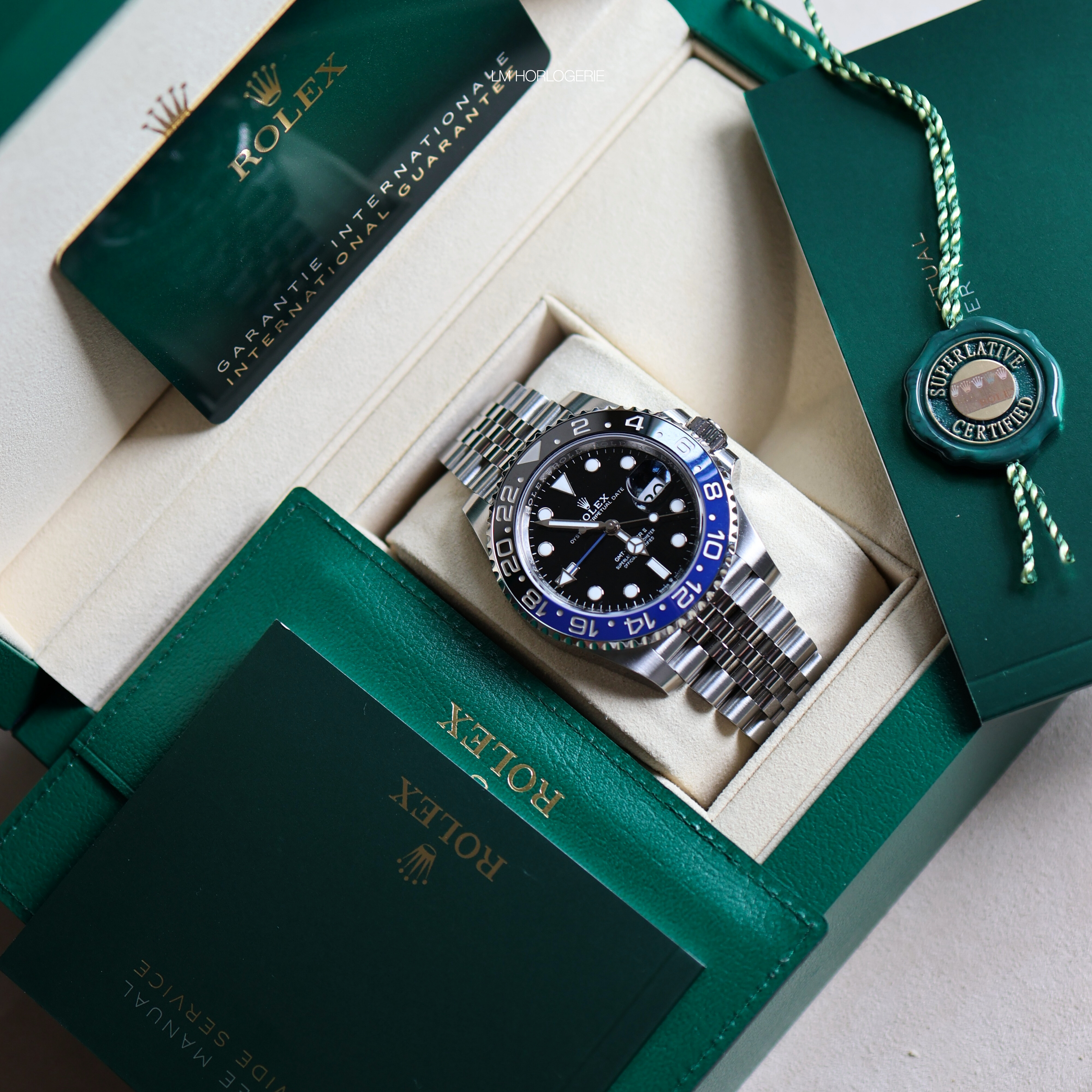 Rolex GMT-Master II Batman Jubilée 126710BLNR