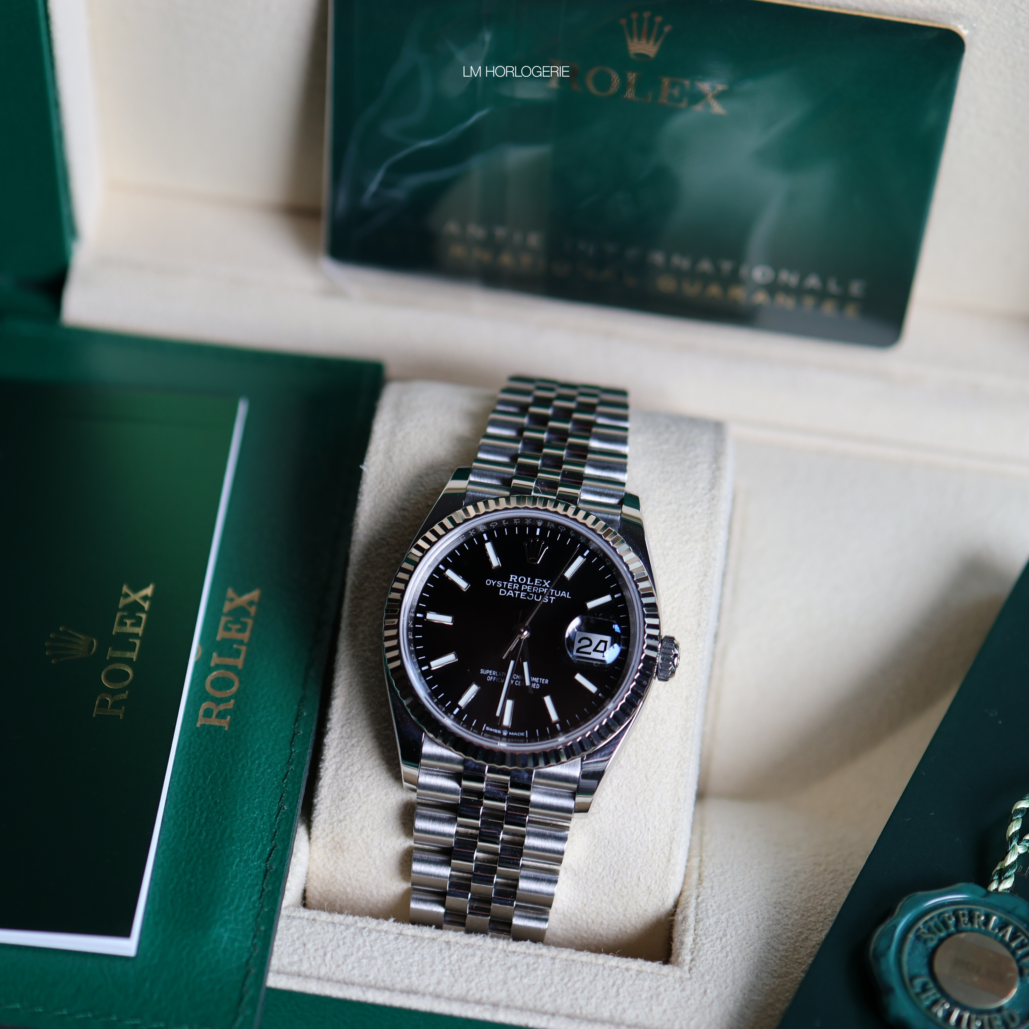 Rolex Datejust Cadran Noir Jubilée 126234