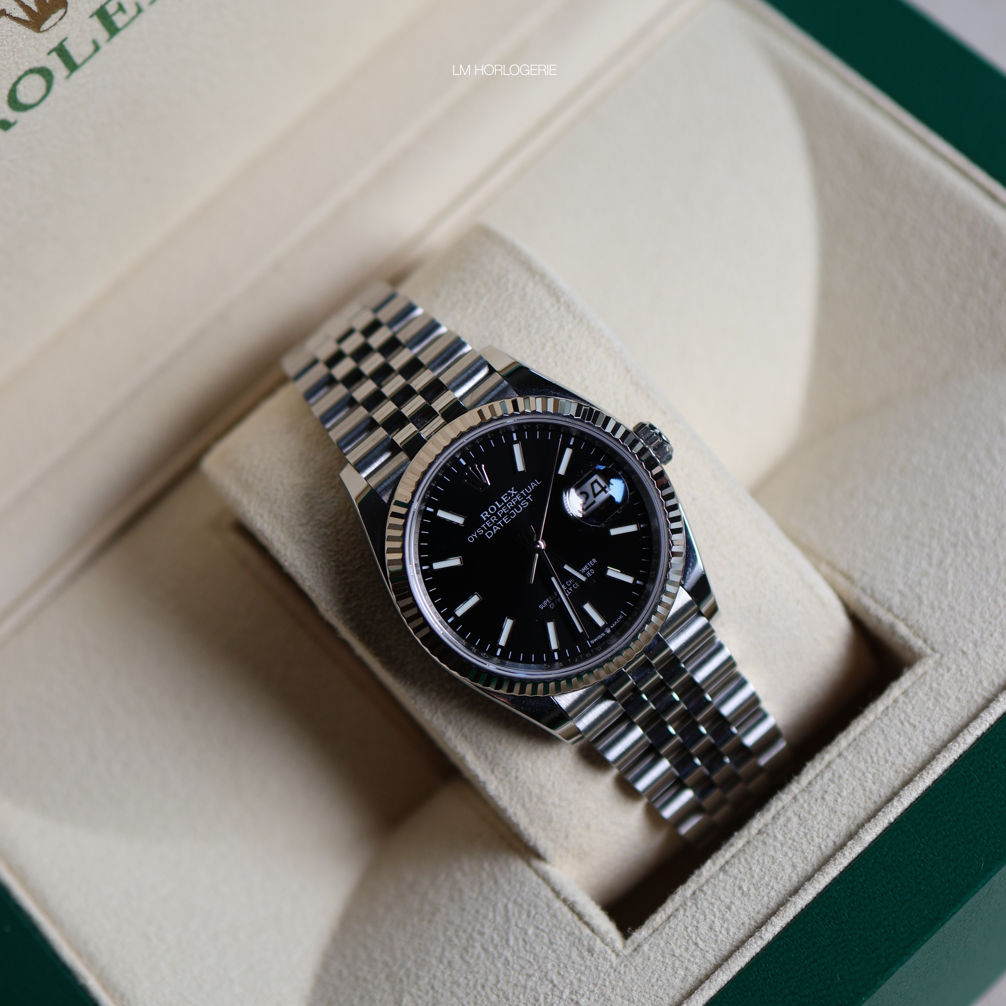 Rolex Datejust Cadran Noir Jubilée 126234