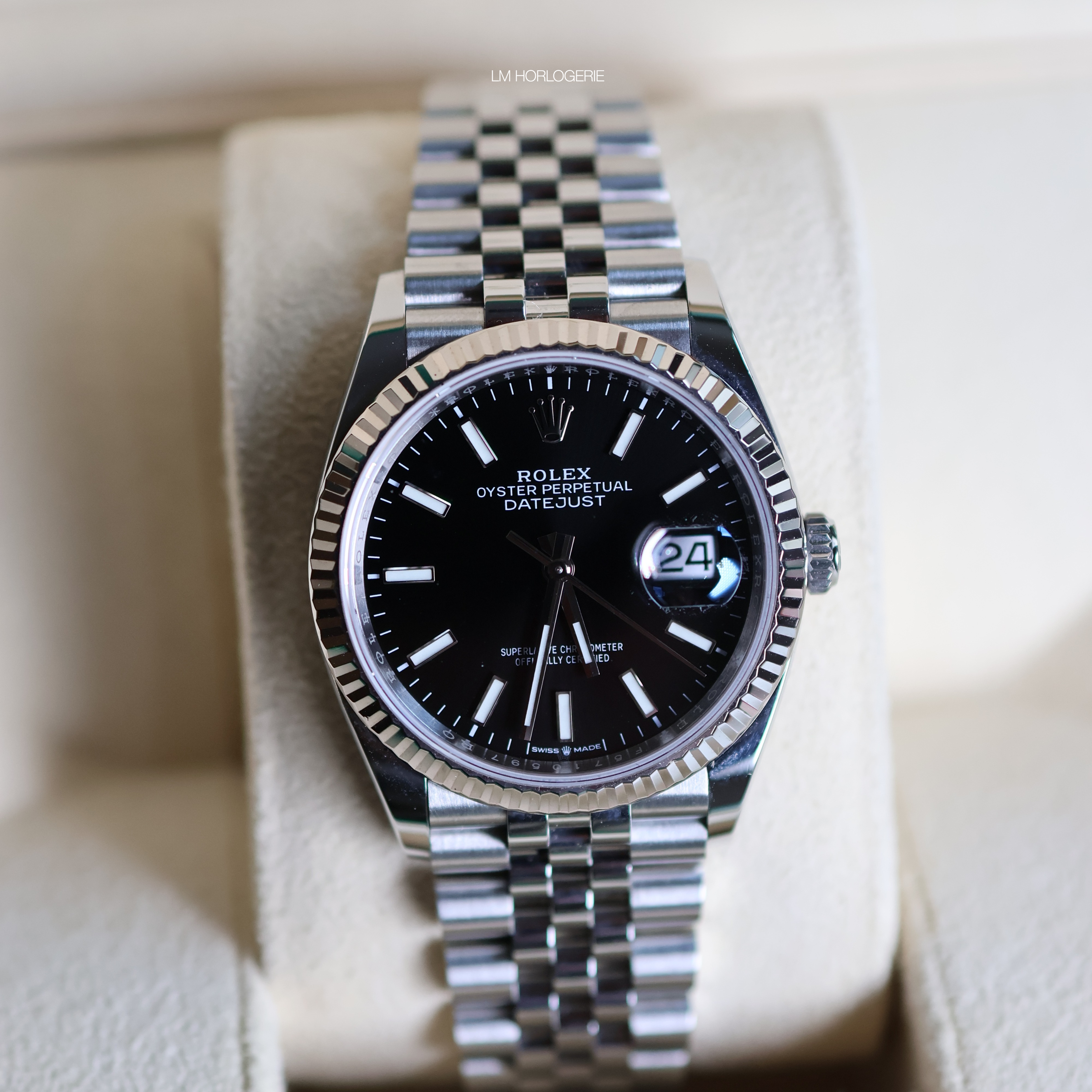 Rolex Datejust Cadran Noir Jubilée 126234