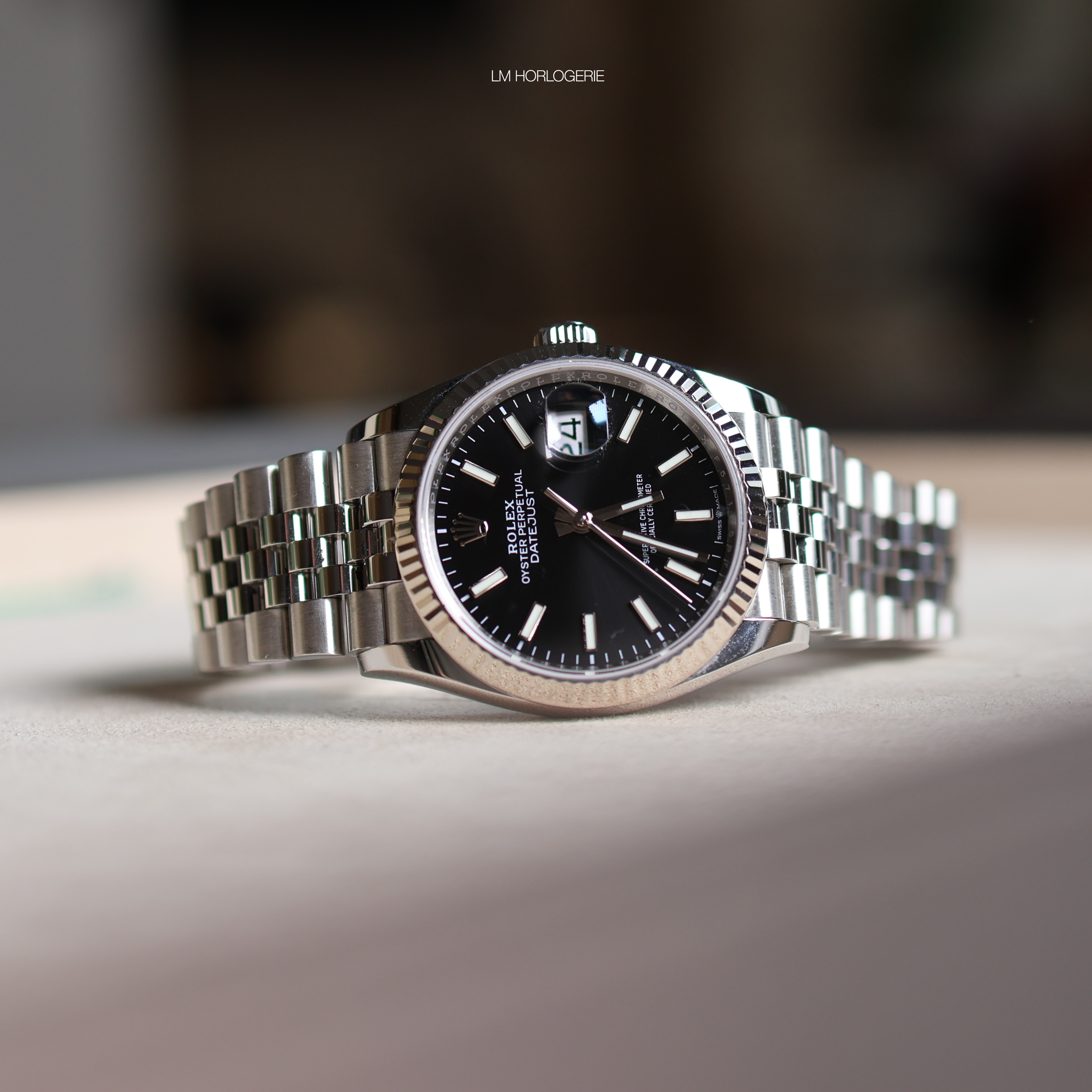 Rolex Datejust Cadran Noir Jubilée 126234