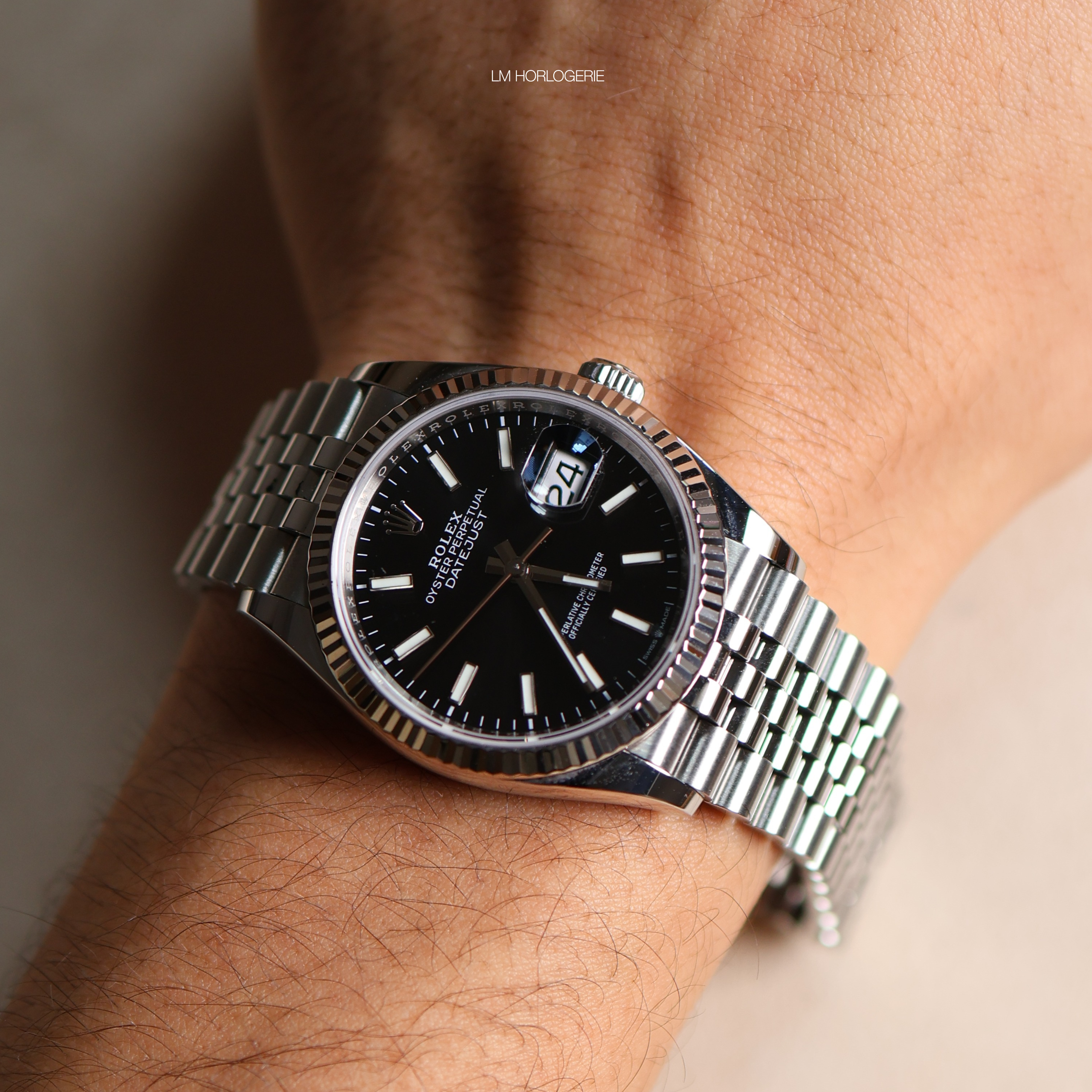 Rolex Datejust Cadran Noir Jubilée 126234