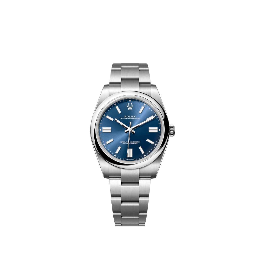 Rolex Oyster Perpetual Blue Dial 124300