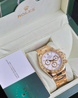 Rolex Daytona Yellow Gold White Dial 116528