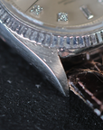 Rolex Day Date Silver Diamond Dial 1803