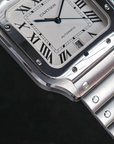 Cartier Santos Large Cadran Blanc WSSA0018
