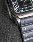 Cartier Santos Black ADLC Steel WSSA0039