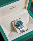 Rolex Oyster Perpetual Green Dial 126000