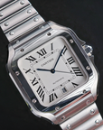 Cartier Santos Large Cadran Blanc WSSA0018