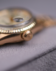Rolex Lady Datejust Yellow Gold Champagne Diamond Dial 6516