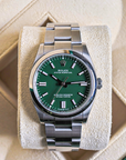 Rolex Oyster Perpetual Green Dial 126000