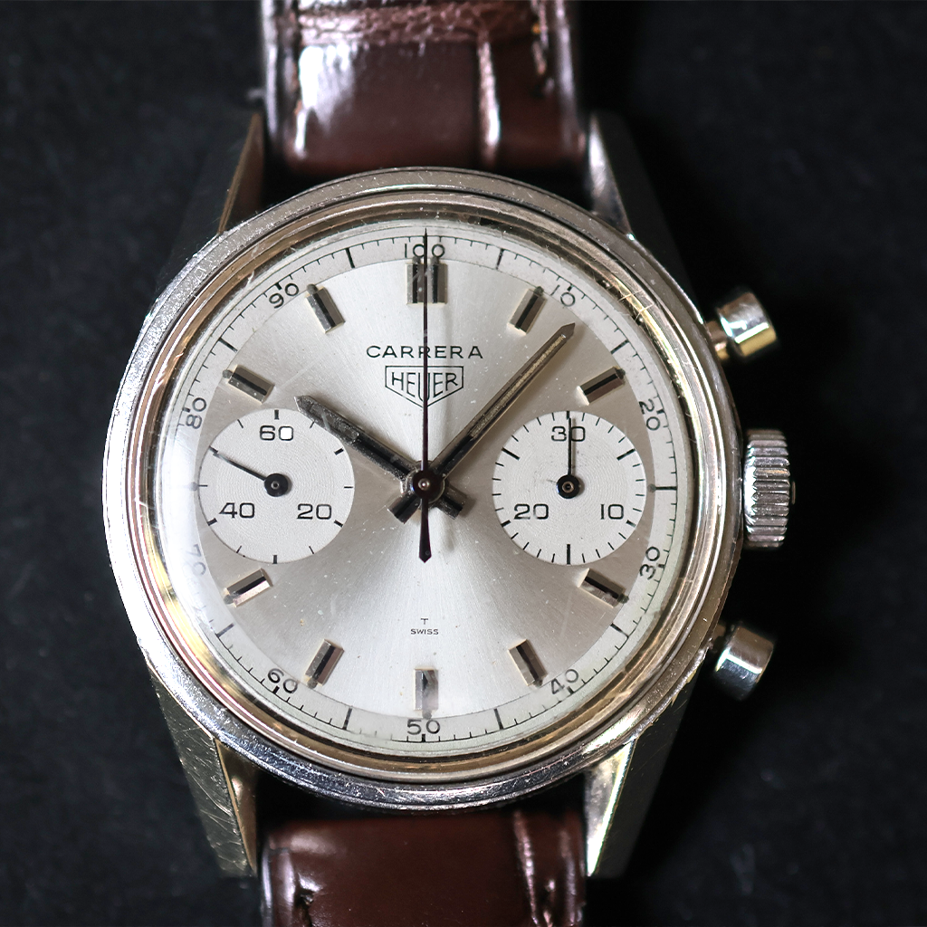 Cadran (dial) Heuer Carrera 7753 D'occasion - Pièce Détachée Pour Montre Vintage