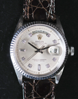 Rolex Day Date Silver Diamond Dial 1803