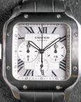 Cartier Santos Black ADLC Steel WSSA0017