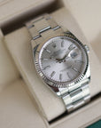 Rolex Datejust Silver Dial Oyster 126234