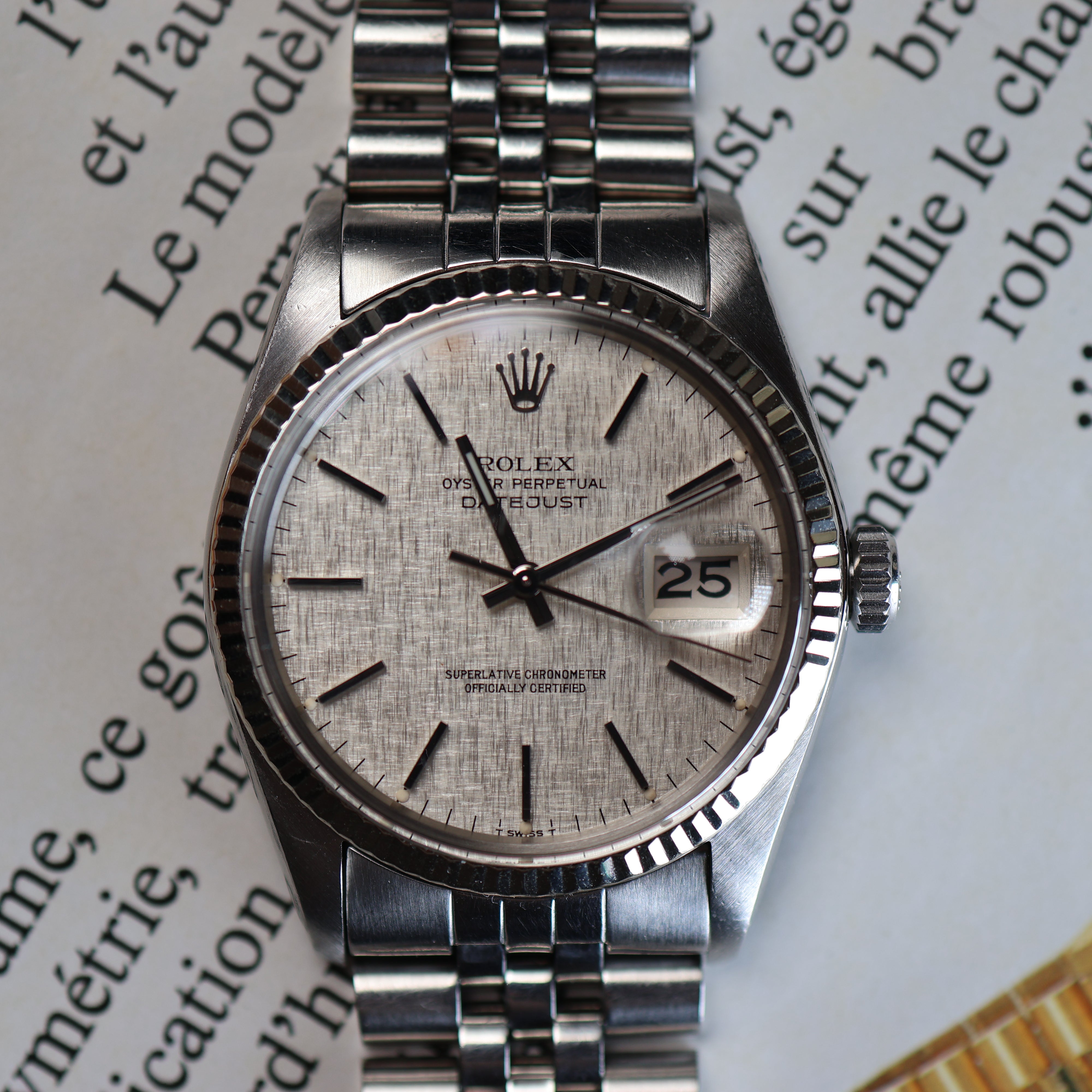 Rolex Datejust Mosaic 16014