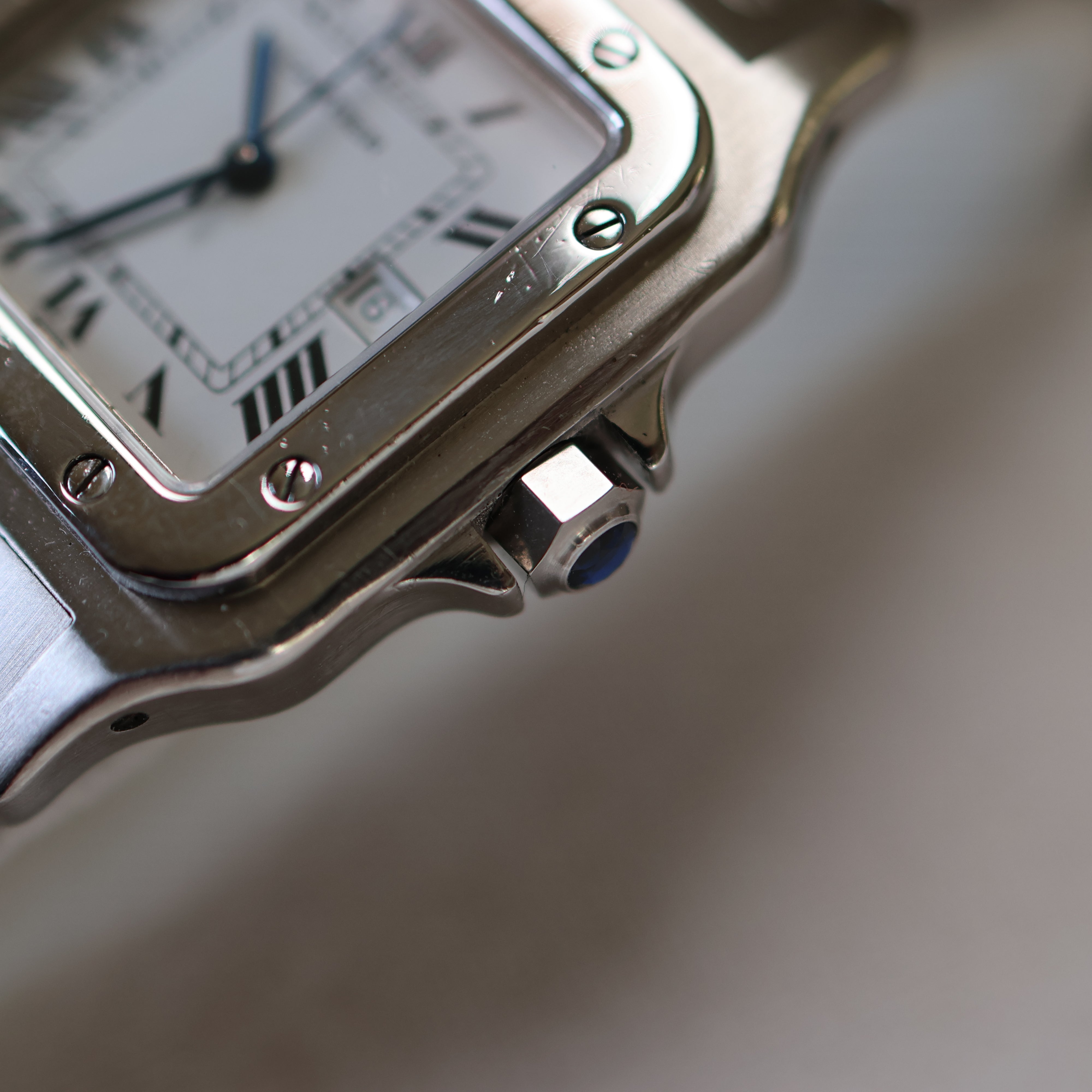 Cartier Santos cadran blanc 2960