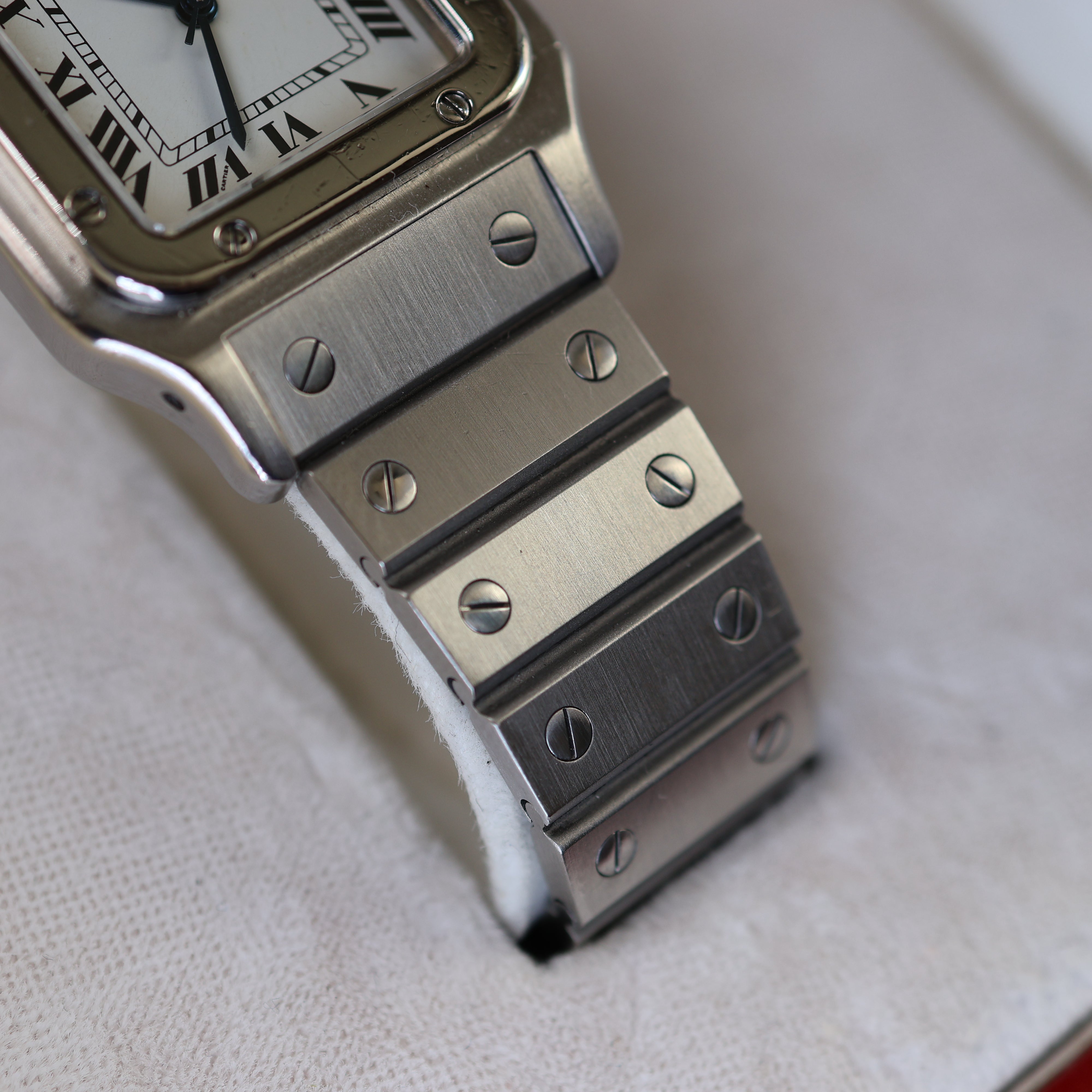 Cartier Santos cadran blanc 2960