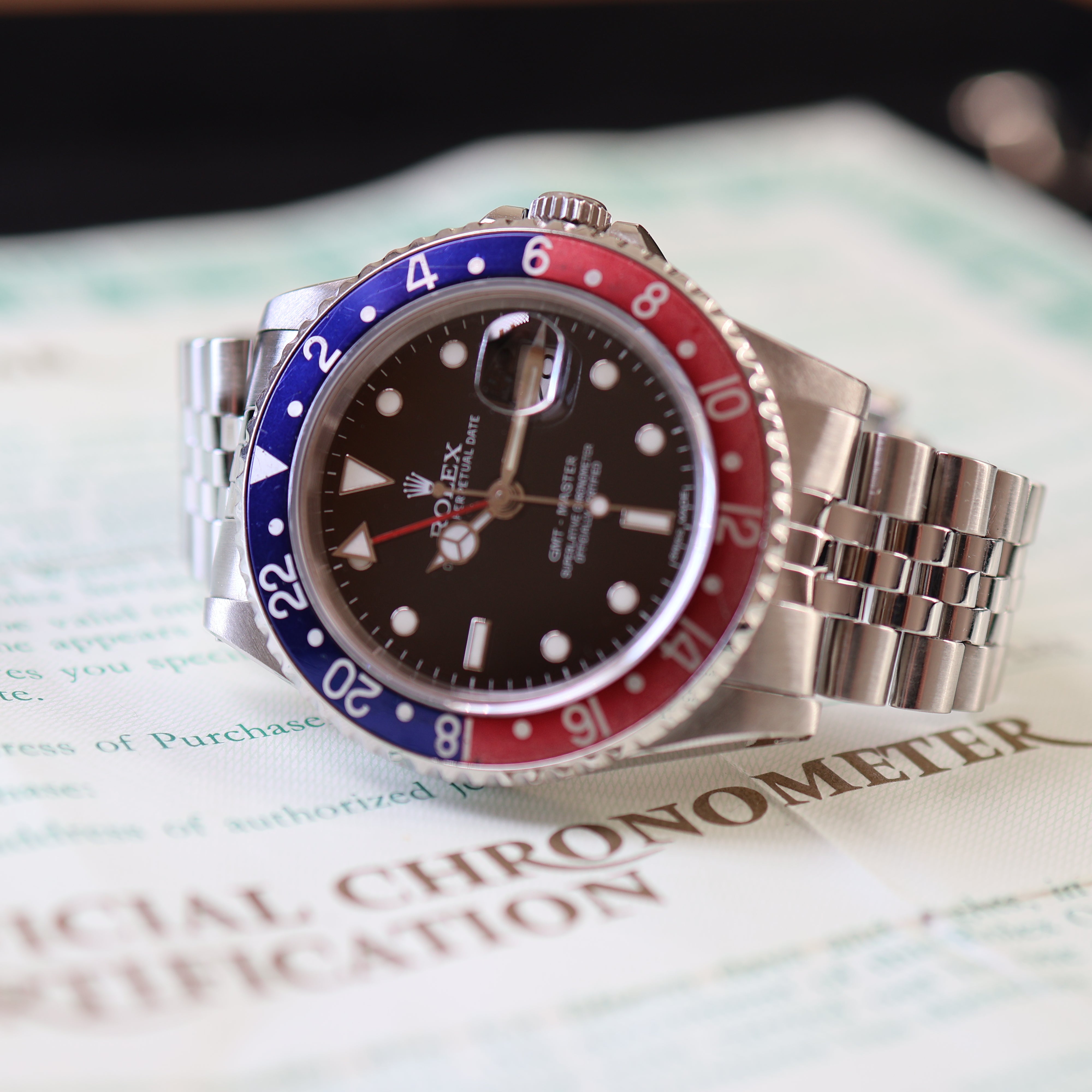 Rolex GMT-Master Pepsi Jubilee 16710
