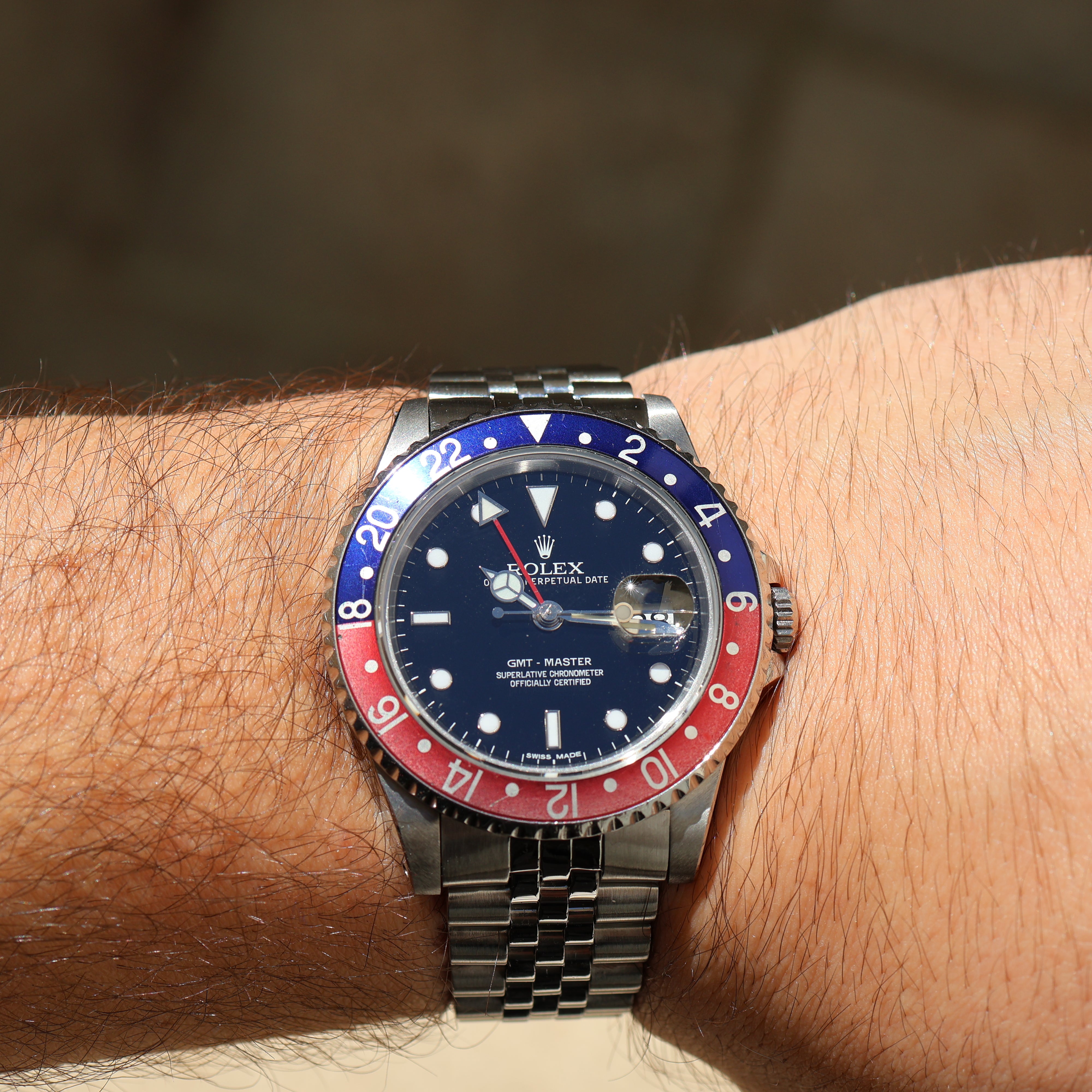 Rolex GMT-Master Pepsi Jubilee 16710