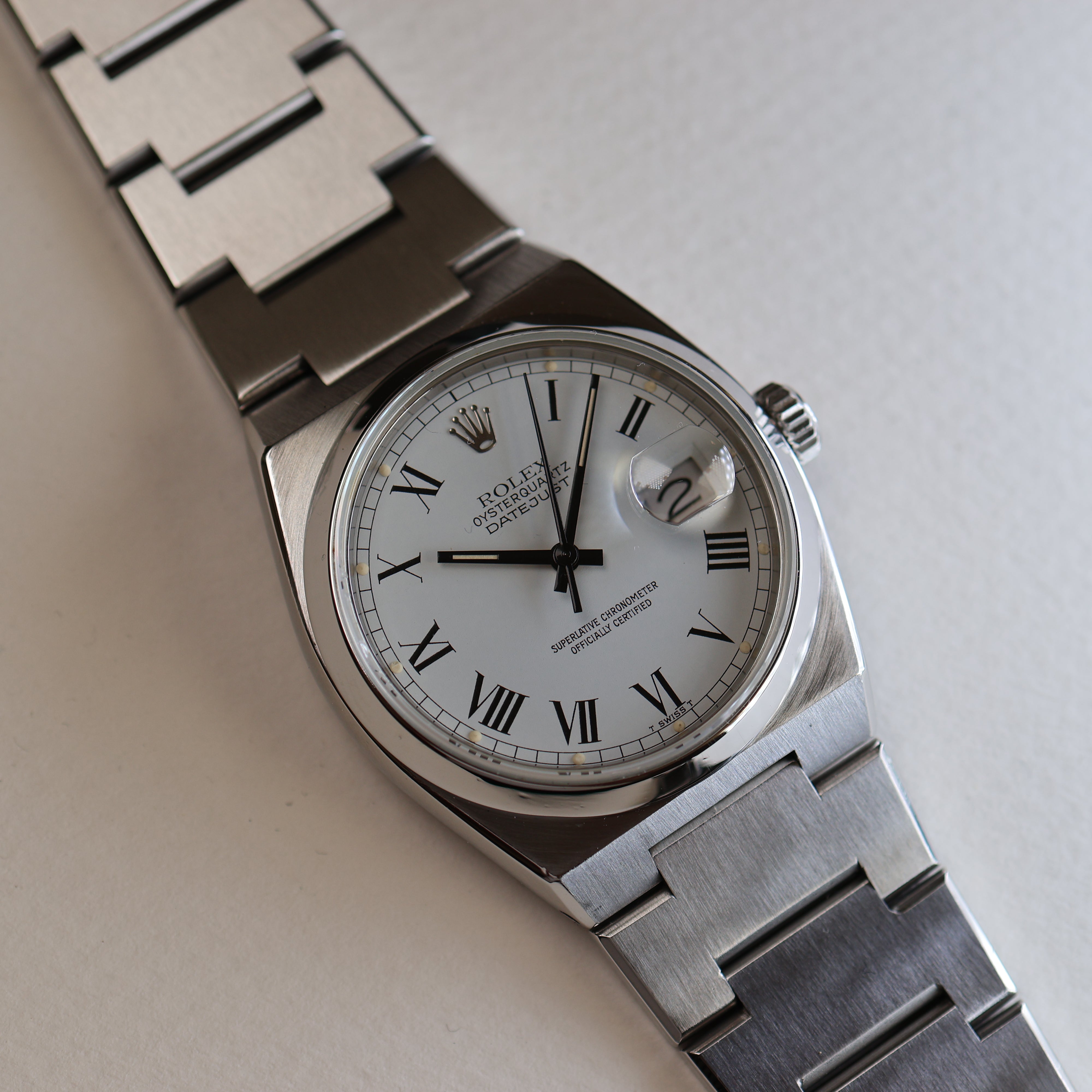 Rolex Datejust Oysterquartz Buckley Dial 17000