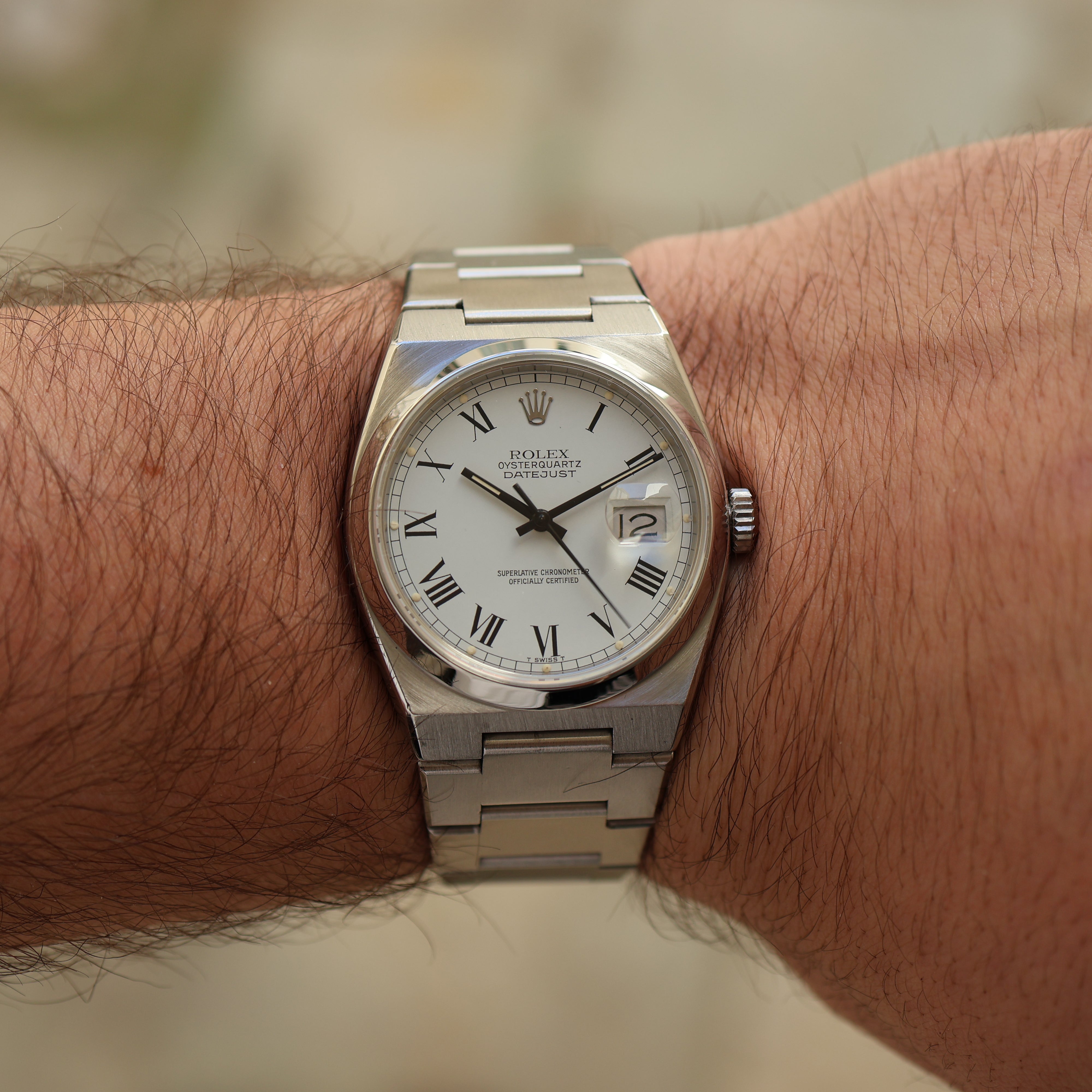 Rolex Datejust Oysterquartz Buckley Dial 17000