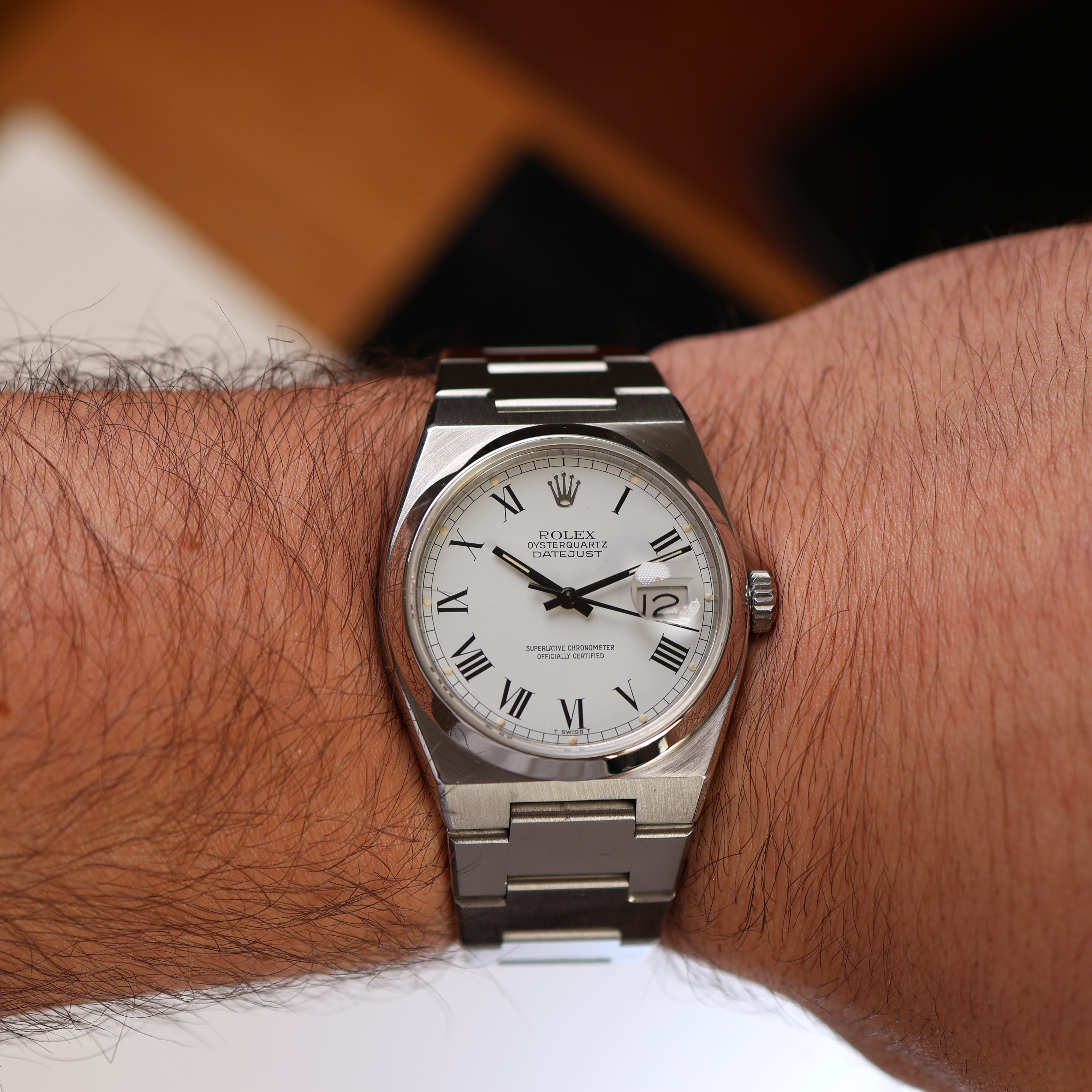 Rolex Datejust Oysterquartz Buckley Dial 17000