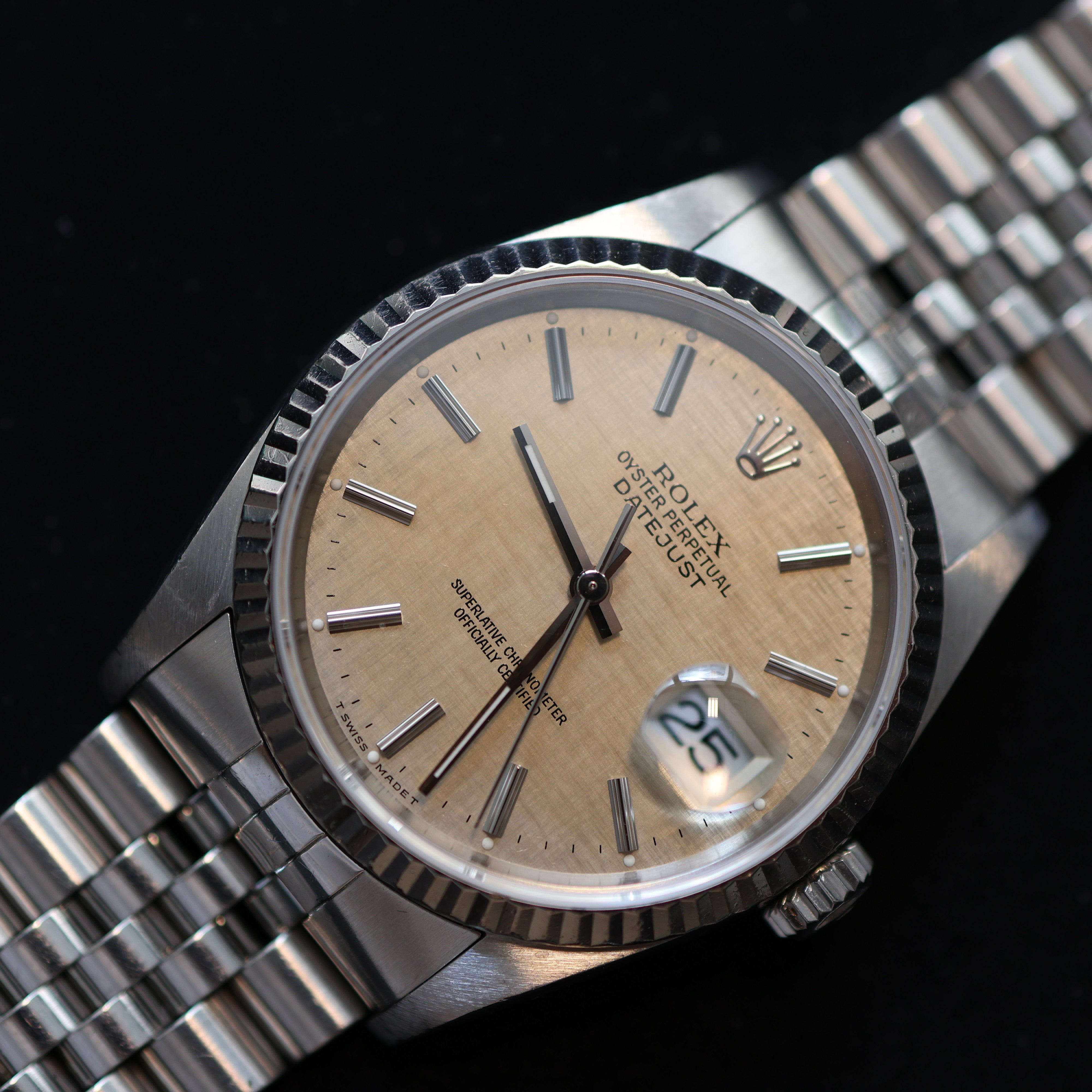 Rolex Datejust Tropical Linen Dial 16234