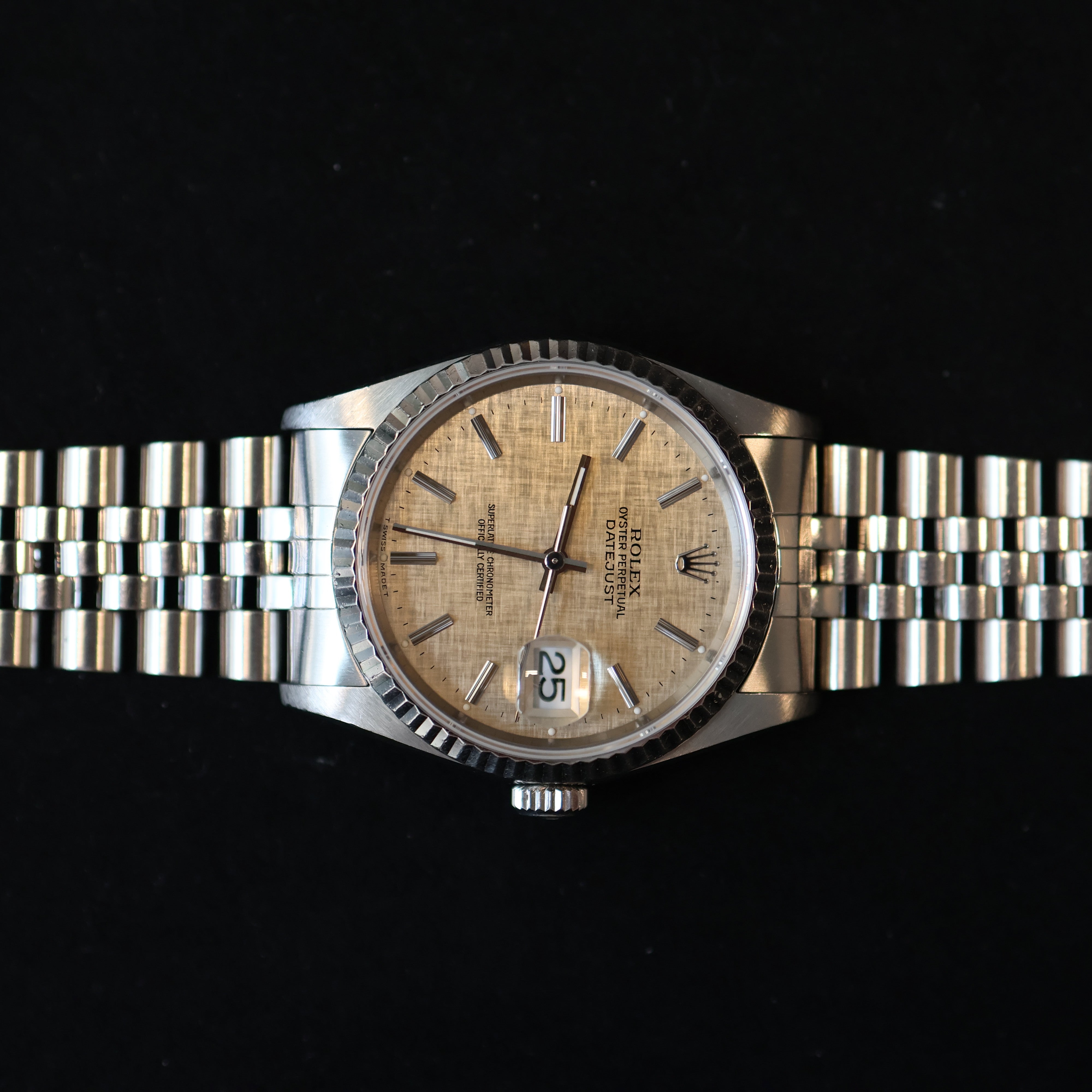 Rolex Datejust Tropical Linen Dial 16234