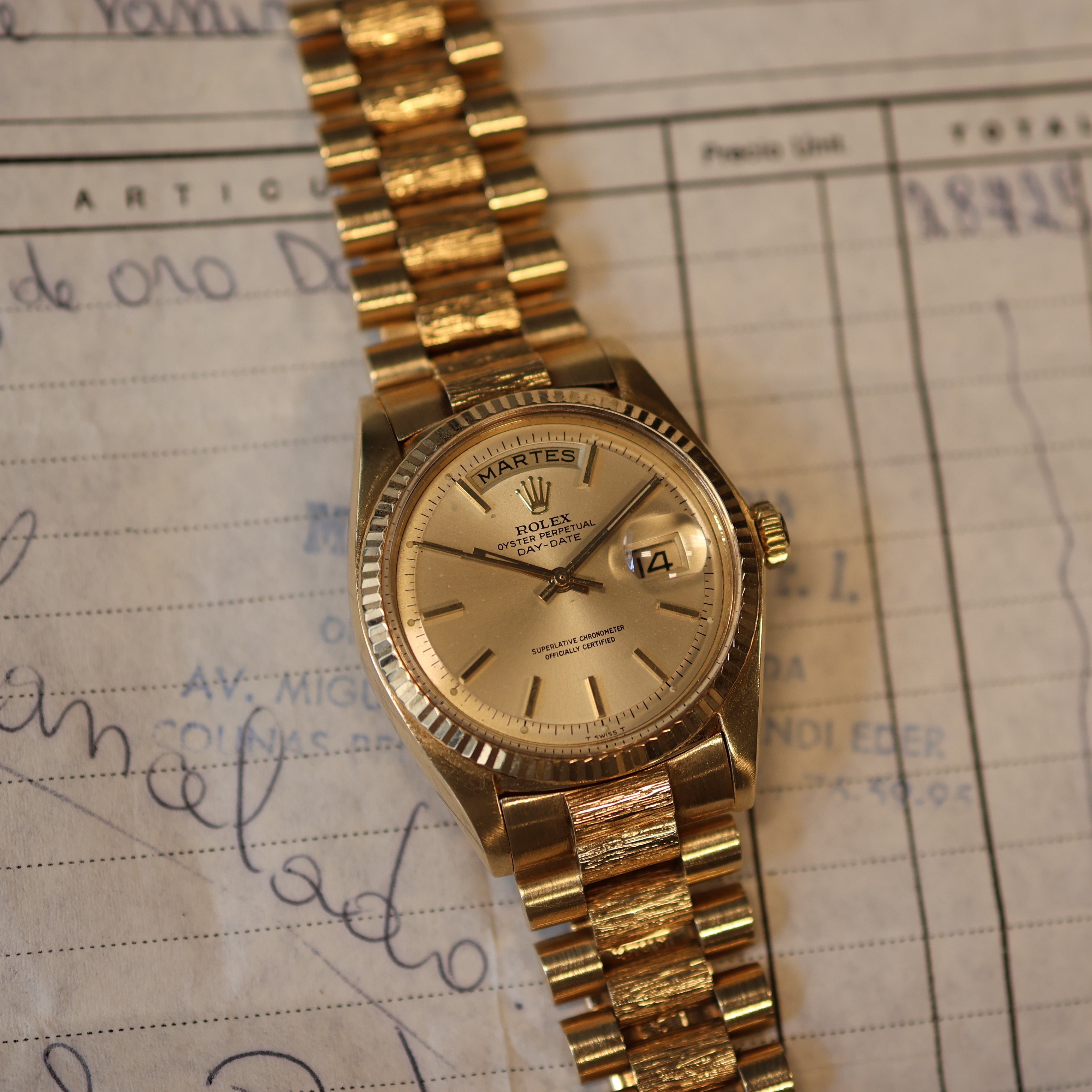 Rolex Day Date Bark Bracelet 1803