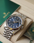 Rolex Datejust Blue Dial Jubilée 126300