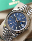 Rolex Datejust Blue Dial Jubilée 126300