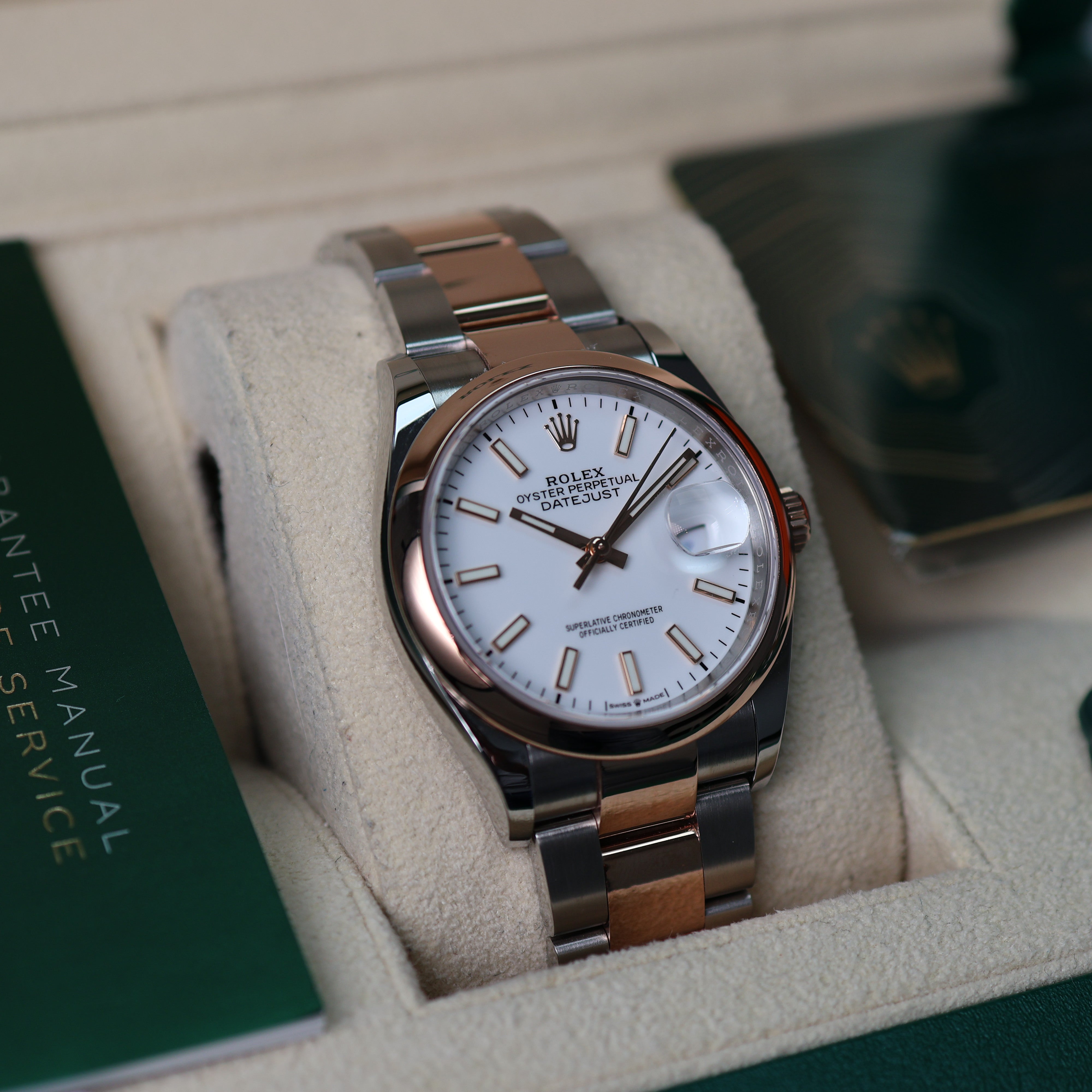 Rolex Datejust White Dial Oyster 126201