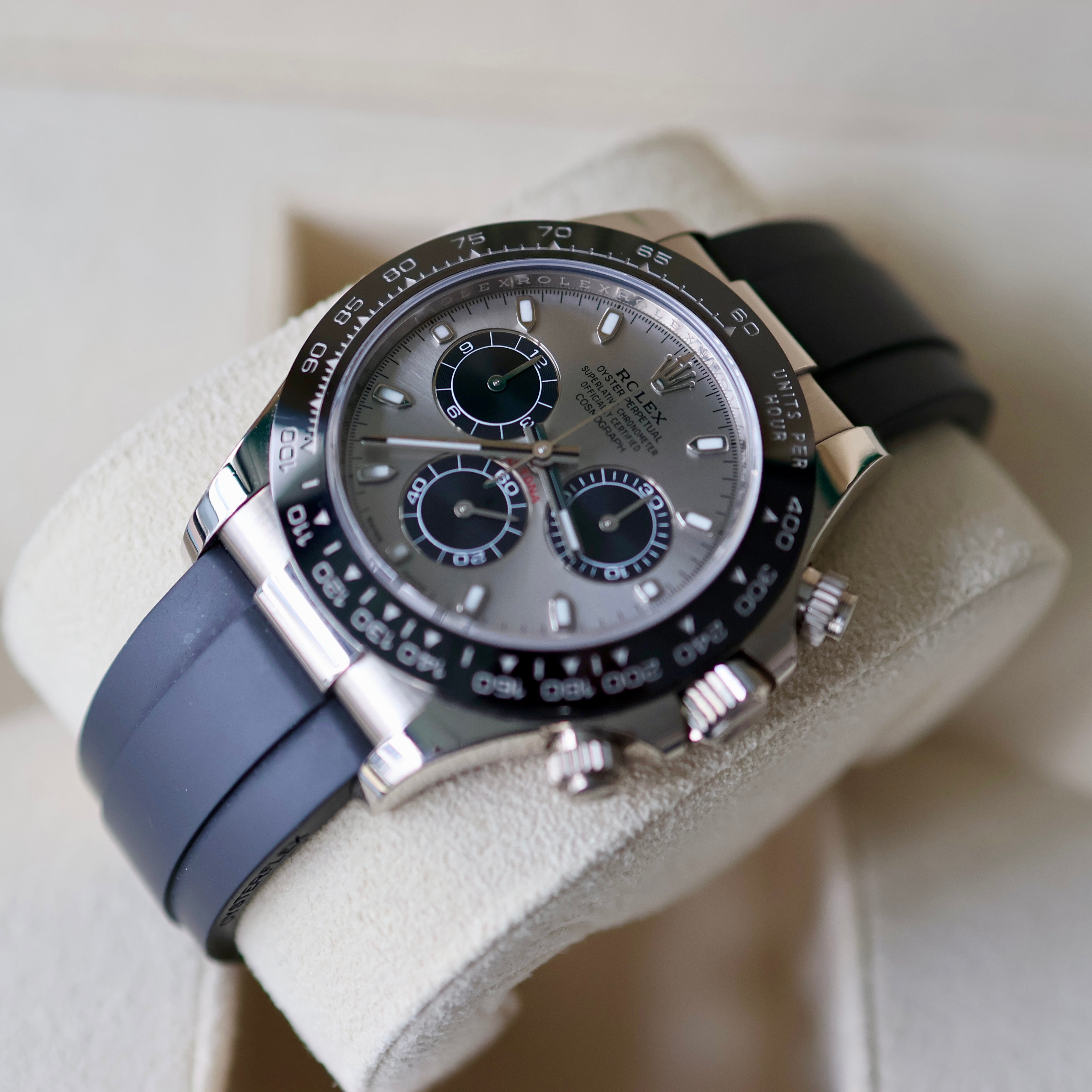 Rolex Daytona Ghost Dial Oysterflex White Gold 116519LN
