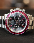Rolex Daytona Black Dial Custom Rubis 116520