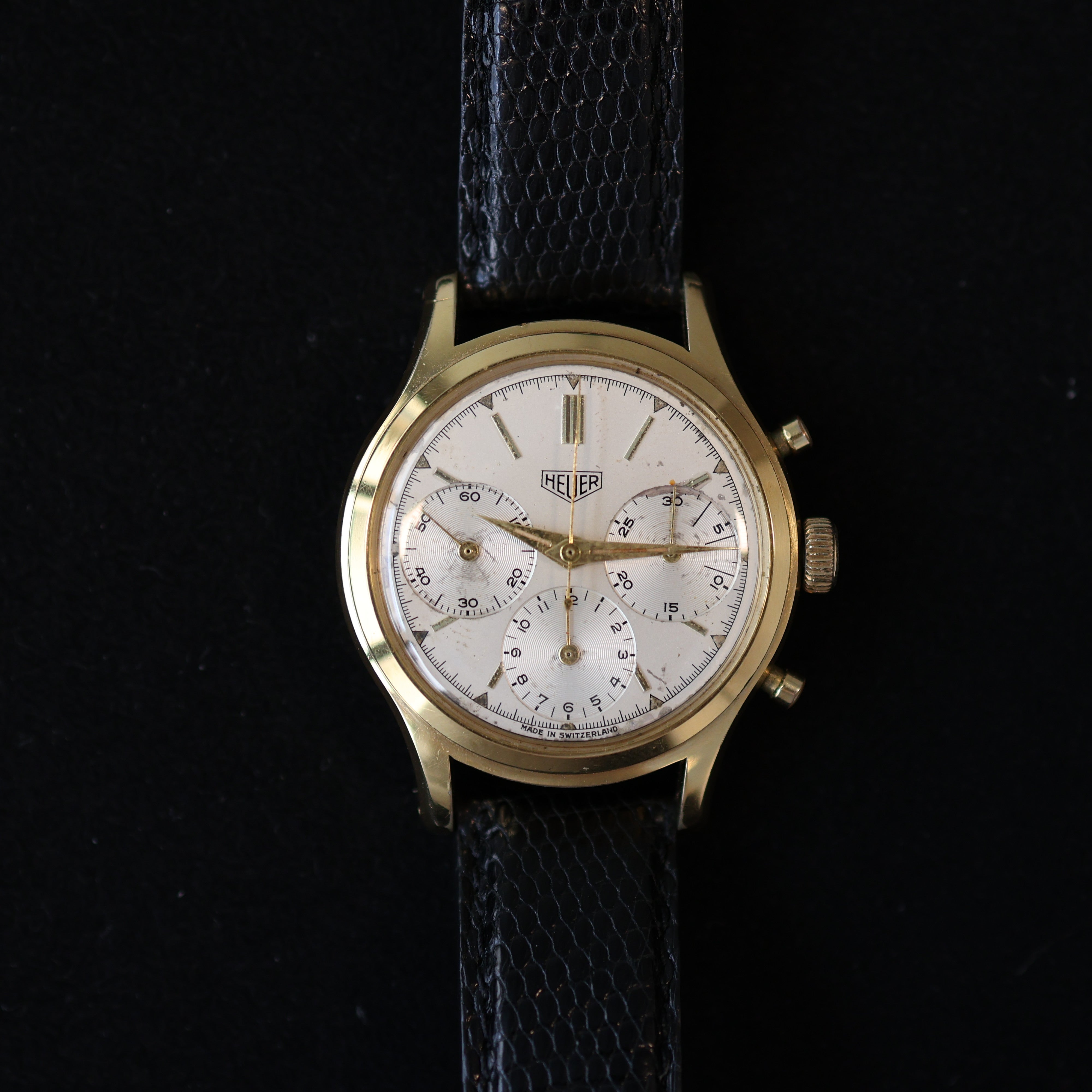 Heuer Carrera Chronograph Gold 2447