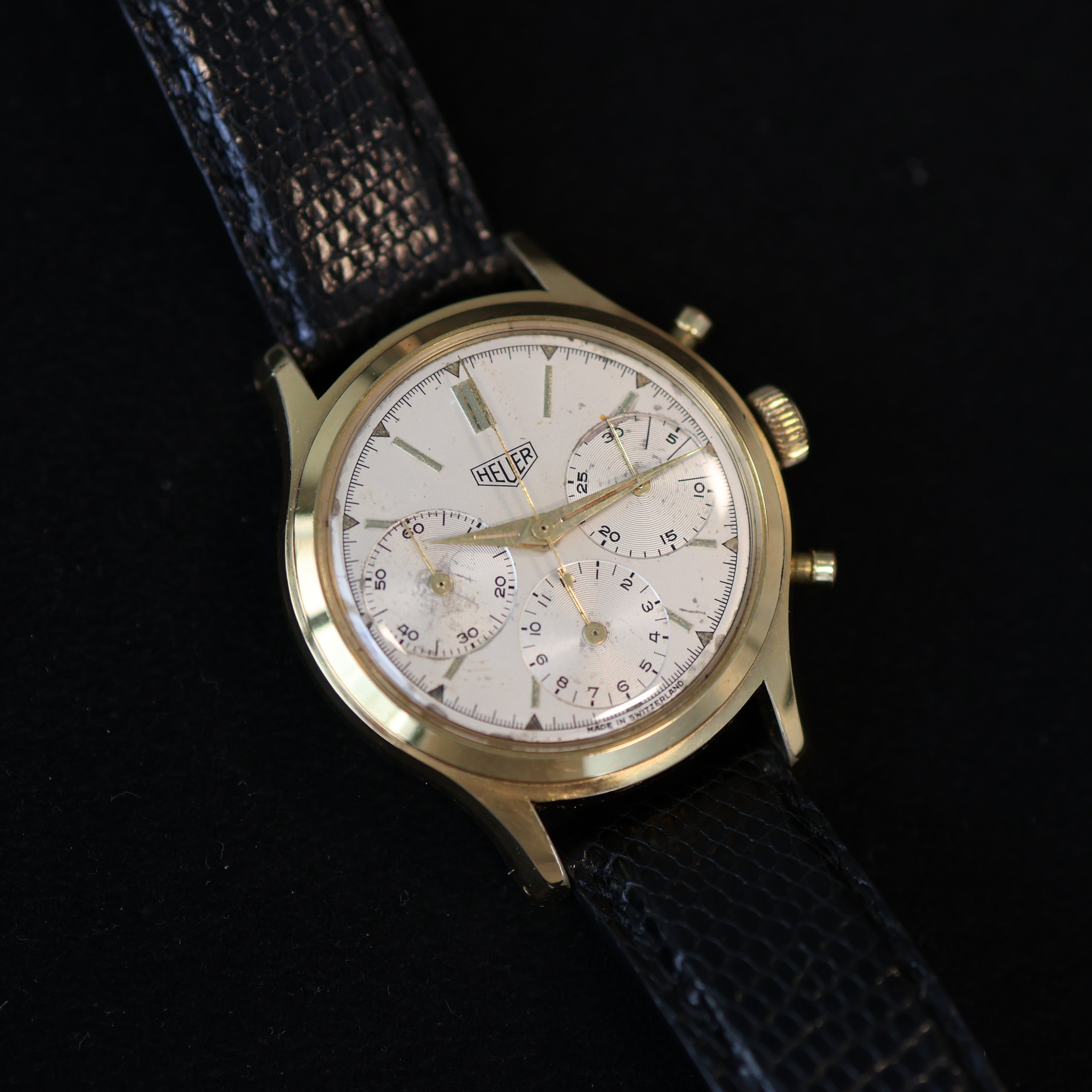 Heuer Carrera Chronograph Gold 2447