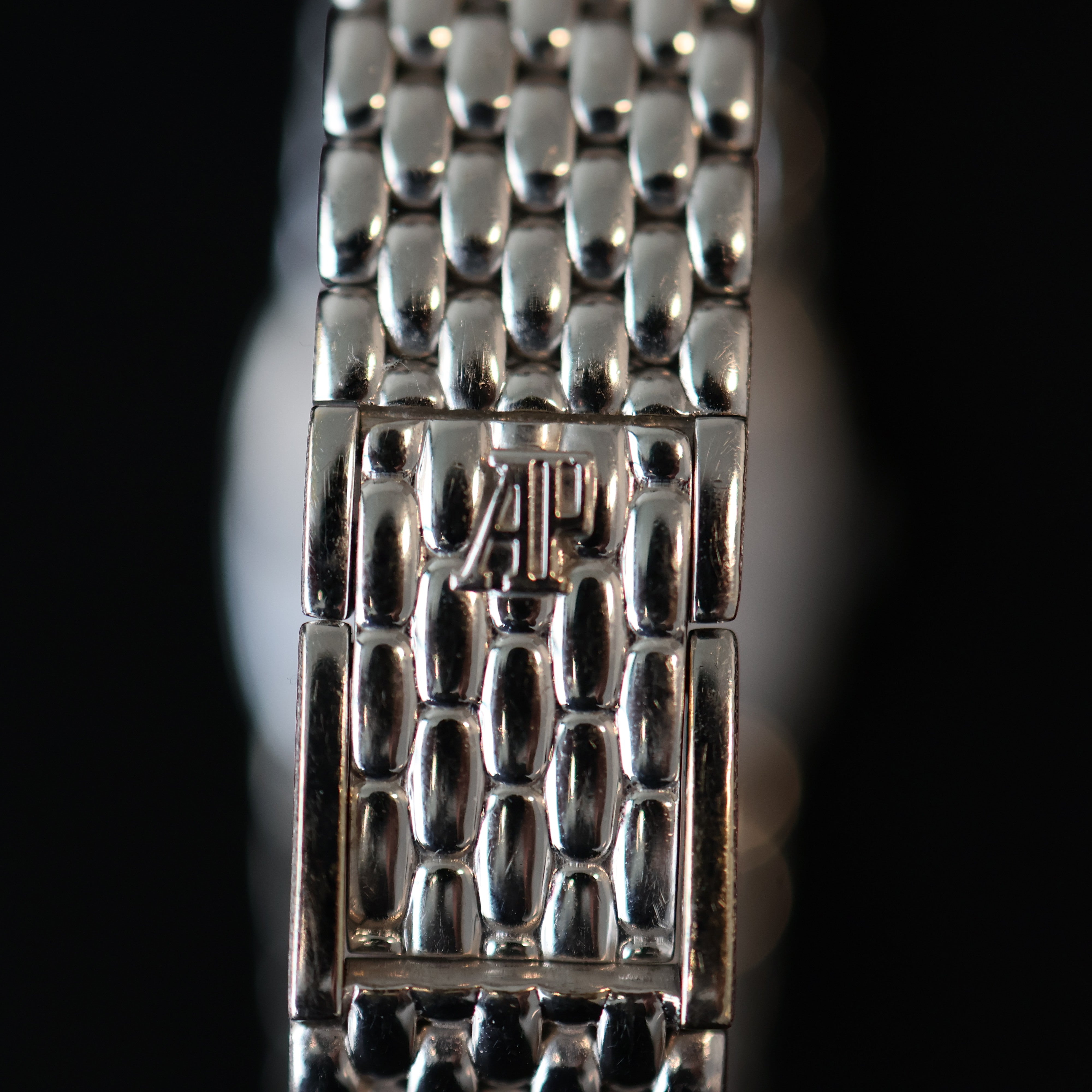 Audemars Piguet Cobra 18k white gold black diamond dial