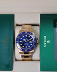 Rolex Submariner Date Blue Dial Yellow Gold 126618LB