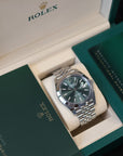 Rolex Datejust Green Dial Jubilée 126300