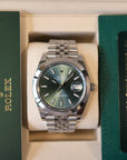 Rolex Datejust Green Dial Jubilée 126300