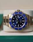 Rolex Submariner Date Blue Dial Yellow Gold 126618LB