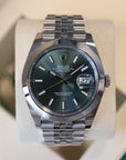 Rolex Datejust Green Dial Jubilée 126300