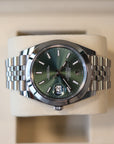 Rolex Datejust Green Dial Jubilée 126300