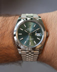 Rolex Datejust Green Dial Jubilée 126300