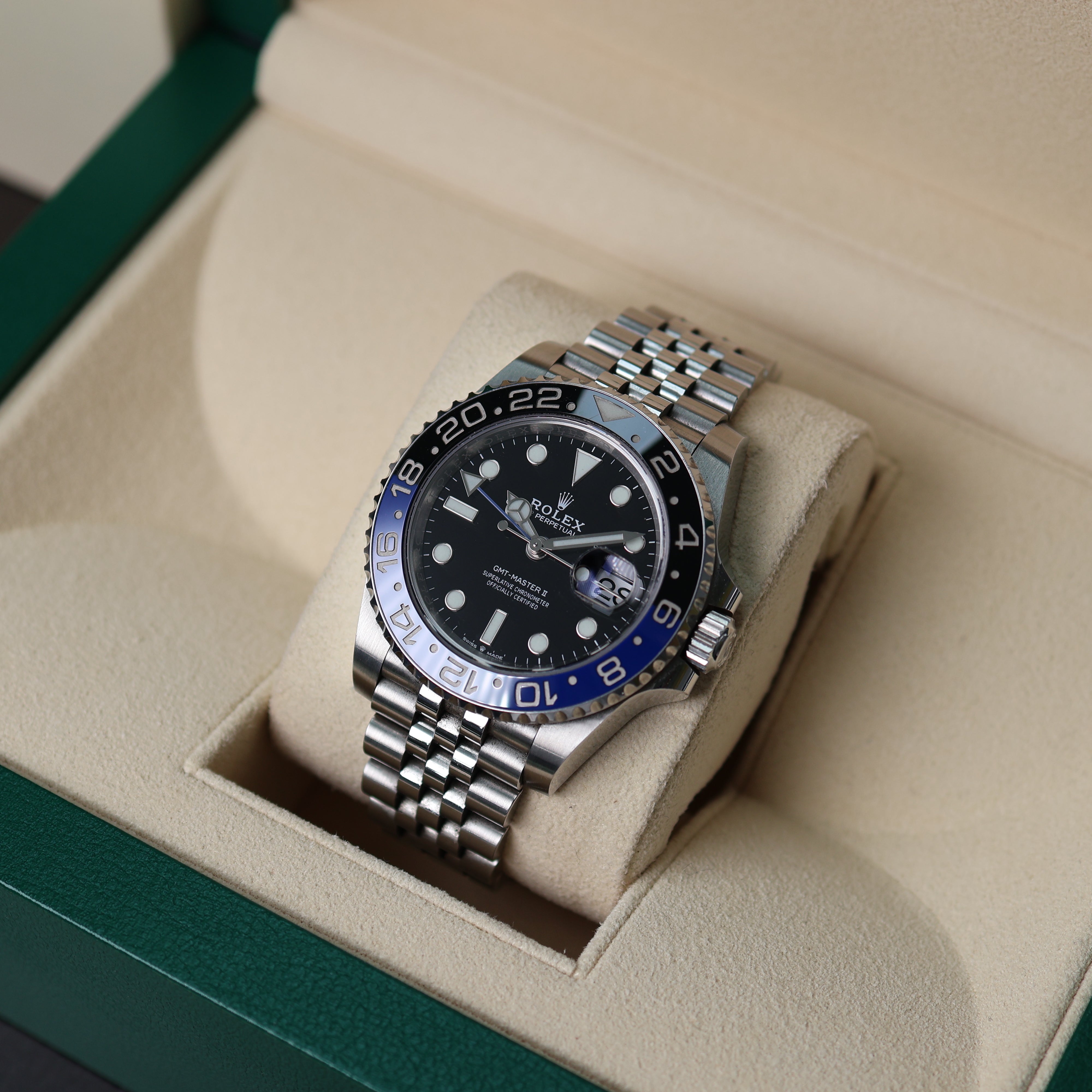 Rolex GMT-Master II Batman Jubilée 126710BLNR