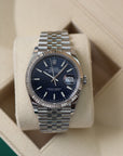 Rolex Datejust Blue Motif Dial Jubilée 126234